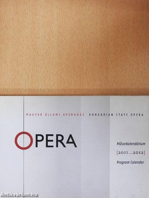 Opera Műsorkalendárium 2011...2012