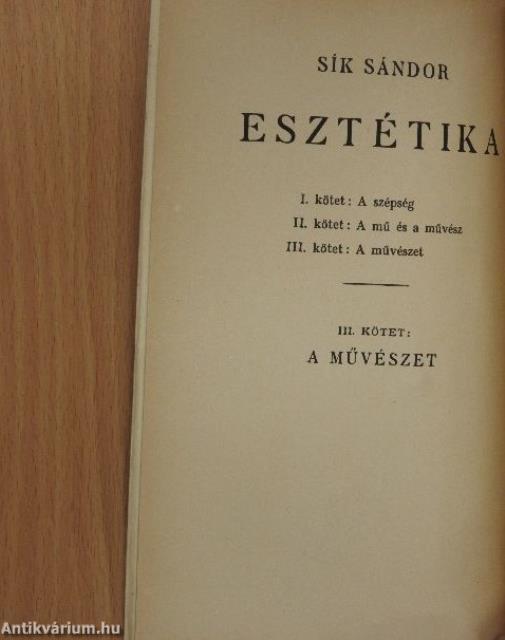 Esztétika III.