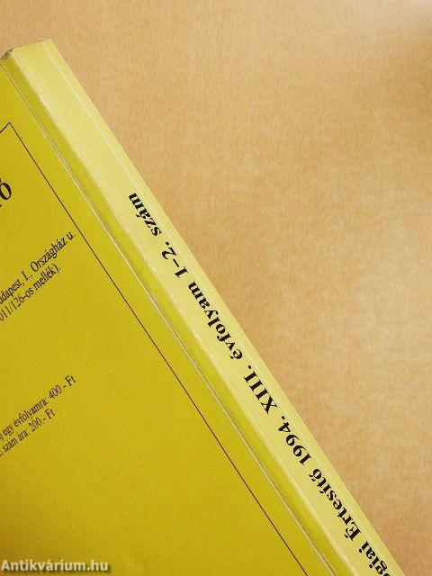 Hungarológiai Értesítő 1994/1-4.