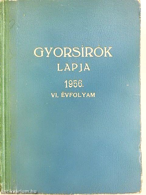 Gyorsírók lapja 1956/1-8.
