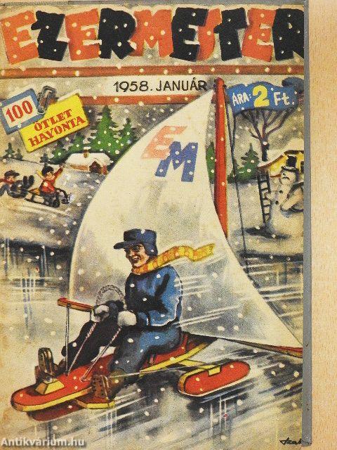 Ezermester 1958. (nem teljes évfolyam)