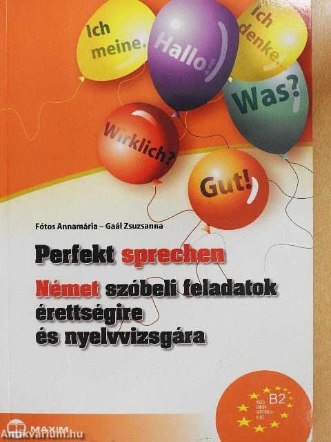 Német szóbeli feladatok érettségire és nyelvvizsgára