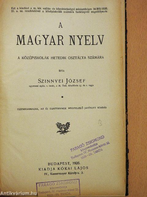 A magyar nyelv