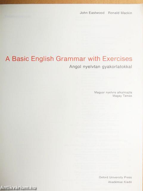 A Basic English Grammar with Exercises
