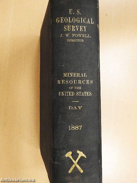 Mineral Resources of the United States 1887.