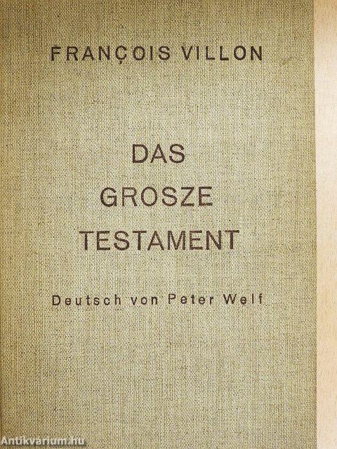 Das Grosze Testament