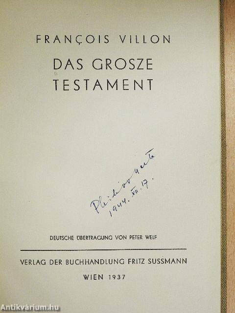 Das Grosze Testament