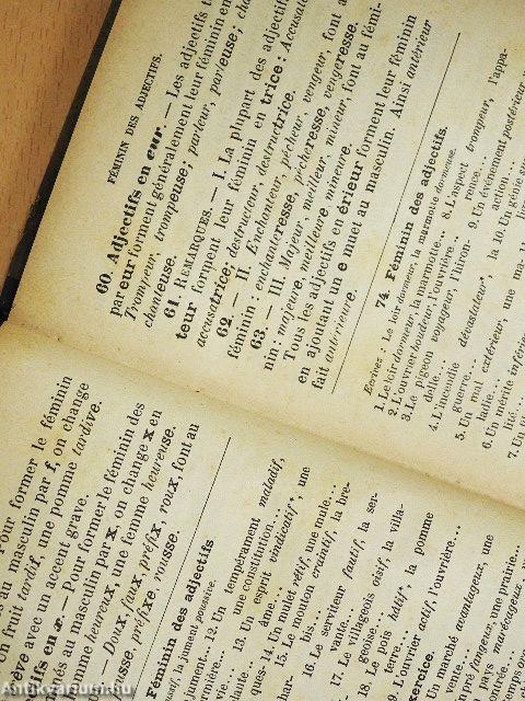 La premiére année de grammaire