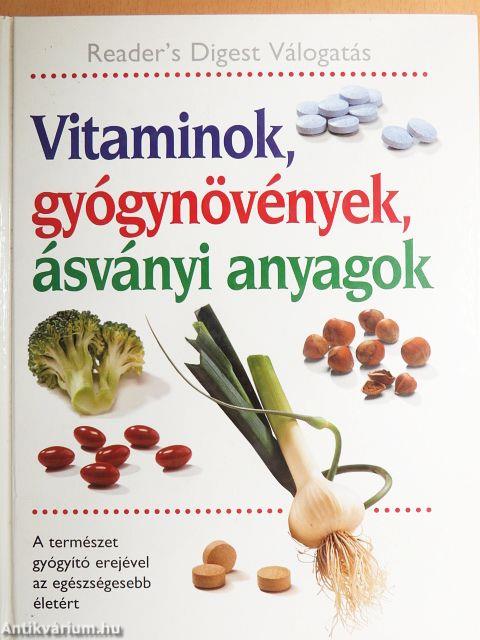 Vitaminok, gyógynövények, ásványi anyagok