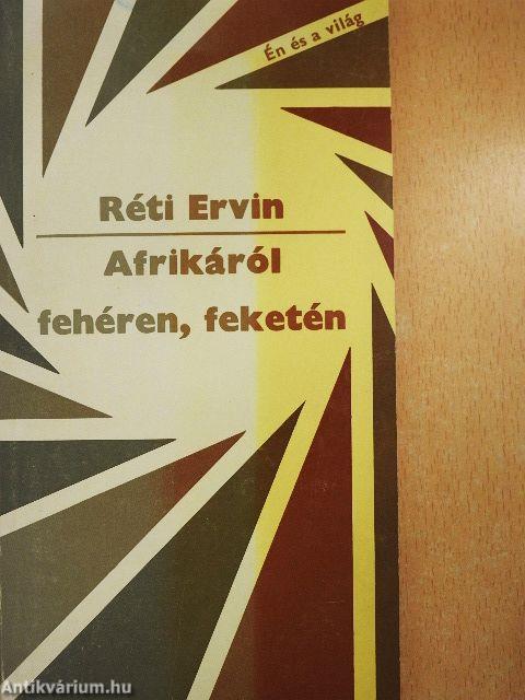 Afrikáról fehéren, feketén