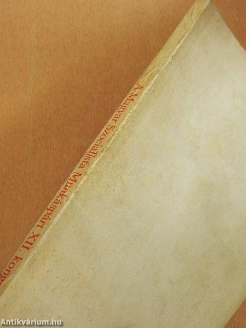 A Magyar Szocialista Munkáspárt XII. kongresszusa