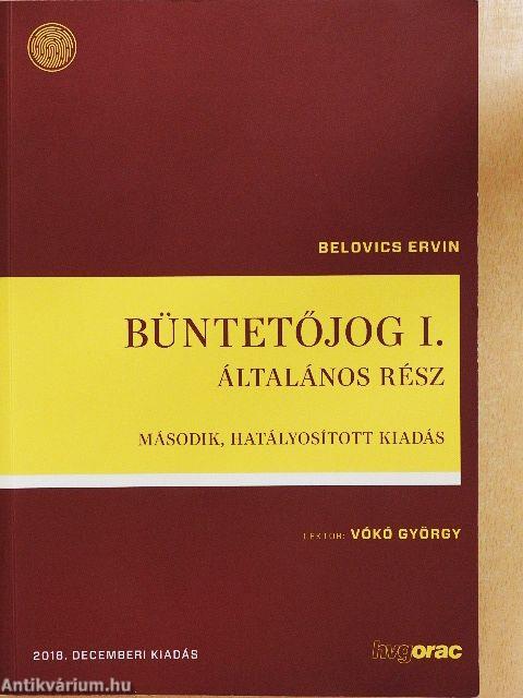 Büntetőjog I.
