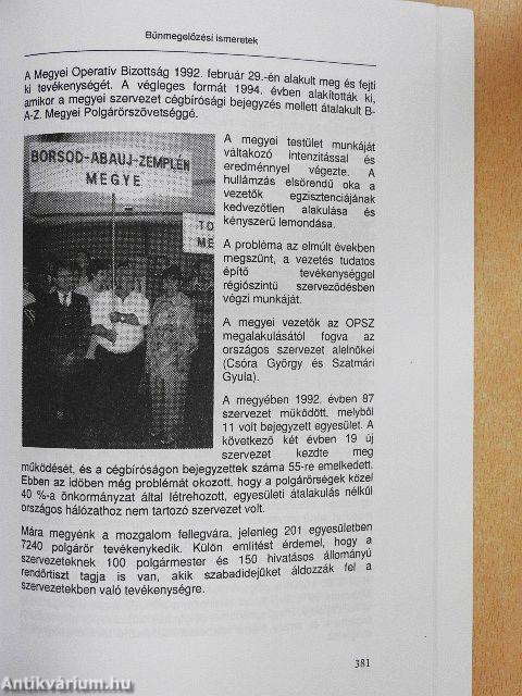 Bűnmegelőzési ismeretek