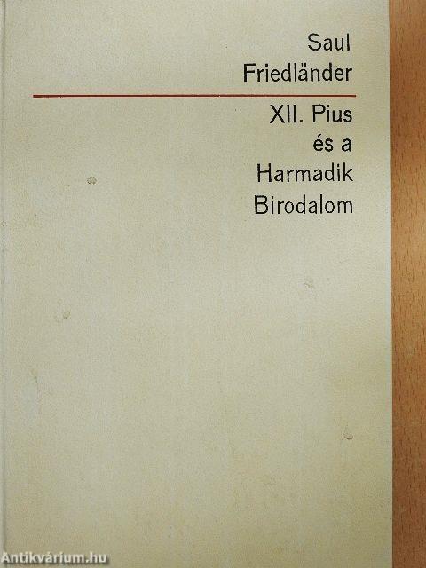 XII. Pius és a Harmadik Birodalom