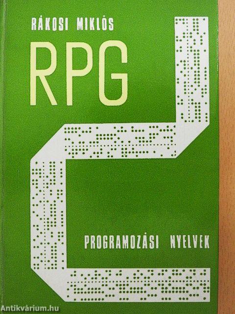 Az RPG programozási nyelvek
