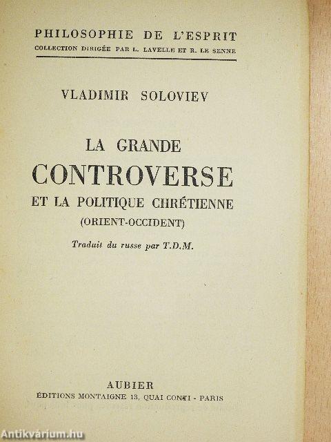 La grande controverse et la politique chrétienne