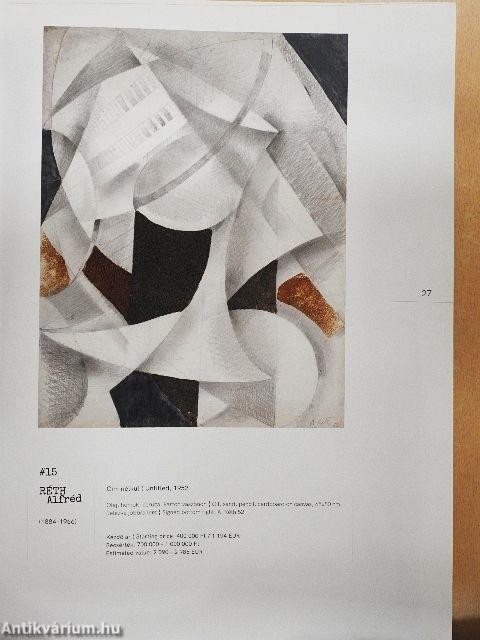 Háború utáni és kortárs művek aukciója 2019