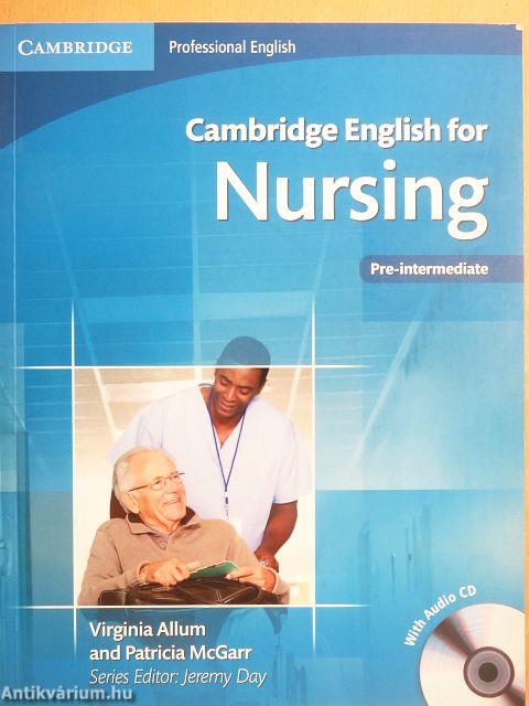 Cambridge English for Nursing - Pre-intermediate - CD-vel