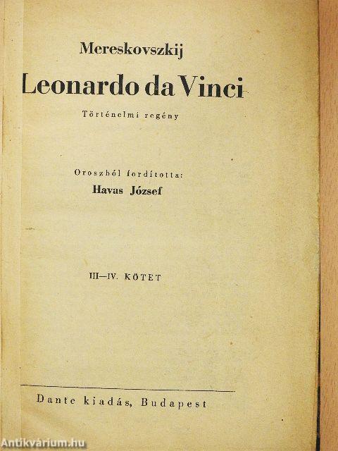 Leonardo da Vinci I-IV.