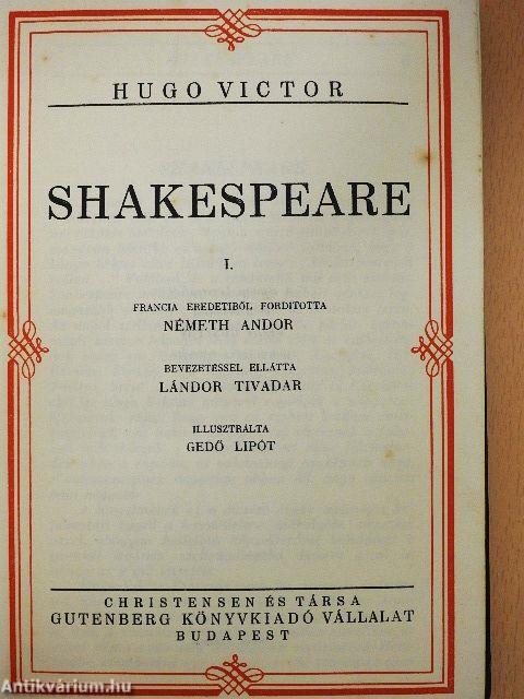 Shakespeare I-II.