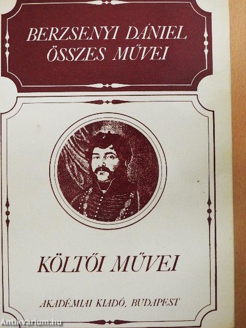 Berzsenyi Dániel költői művei