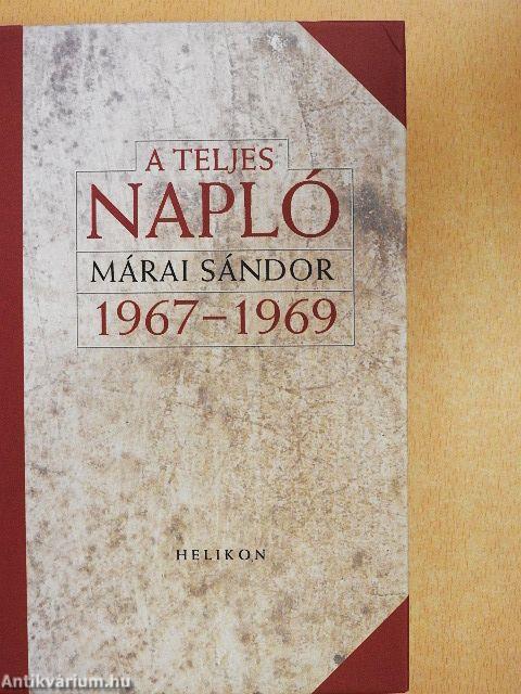 A teljes napló 1967-1969