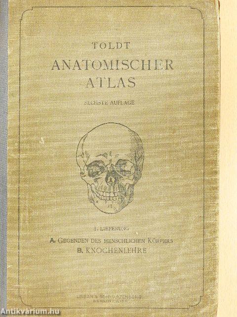 Anatomischer Atlas für studierende und Ärzte I. 