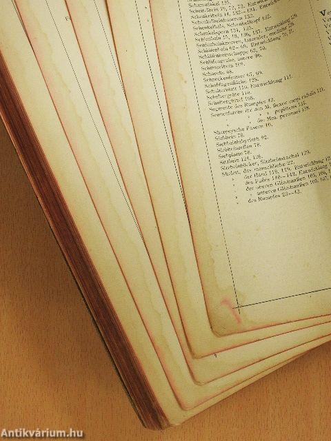 Anatomischer Atlas für studierende und Ärzte I. 