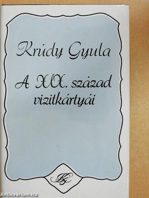 A XIX. század vizitkártyái