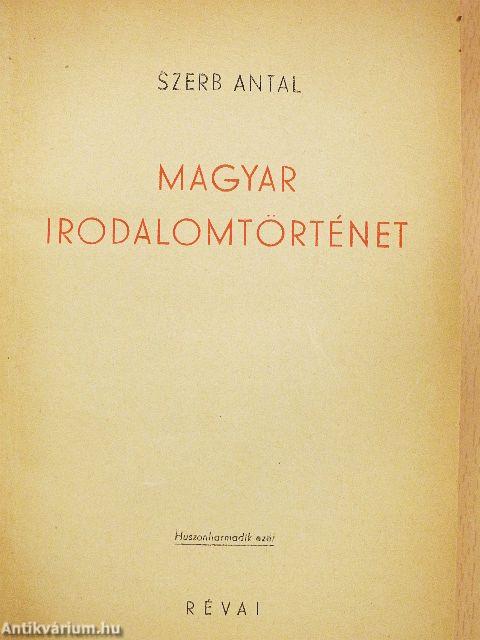 Magyar irodalomtörténet