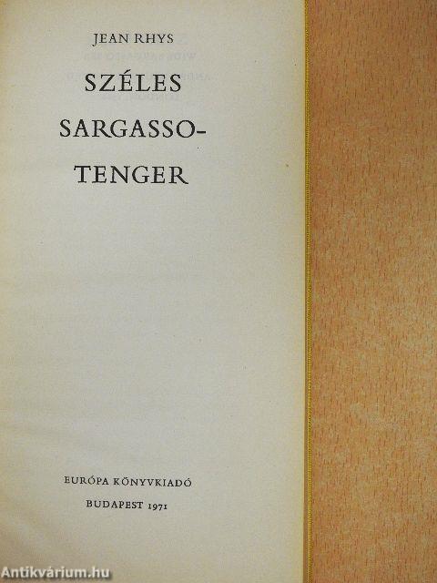 Széles Sargasso-tenger