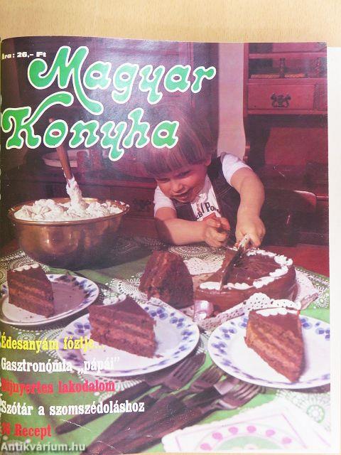 Magyar Konyha 1977-78. (vegyes számok) (6 db)