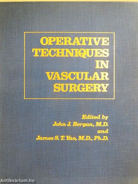 Operative Techniques in Vascular Surgery