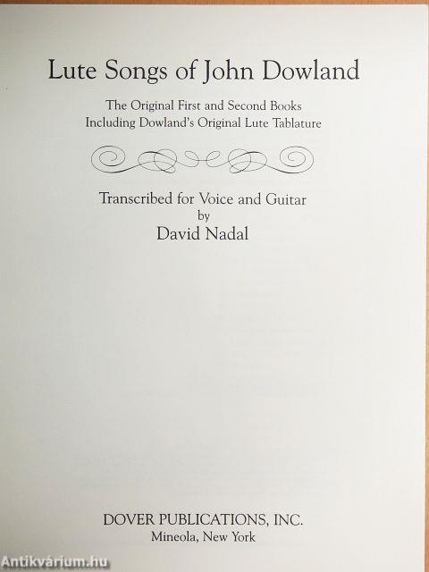 Lute Songs of John Dowland