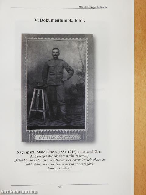 Nagyapám Isonzón (dedikált példány)