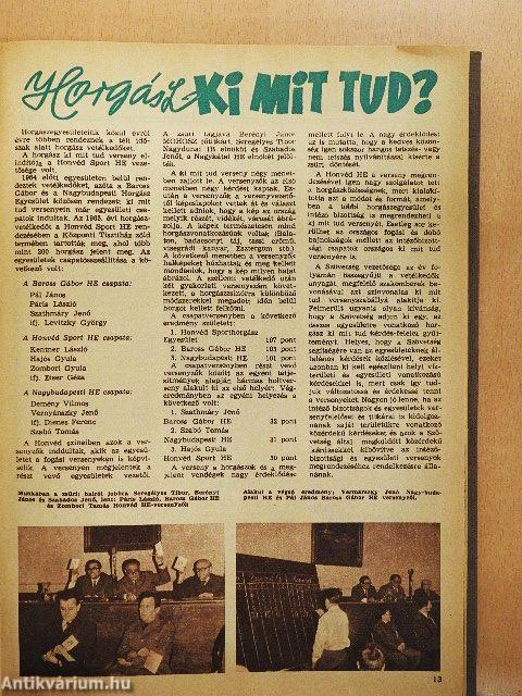 Magyar horgász 1966. január-december