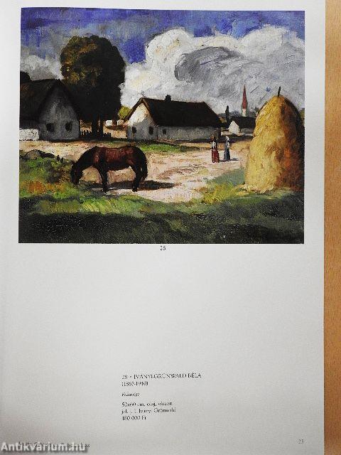 Villás Galéria és Aukciósház 28. Festmény- és műtárgyárverés