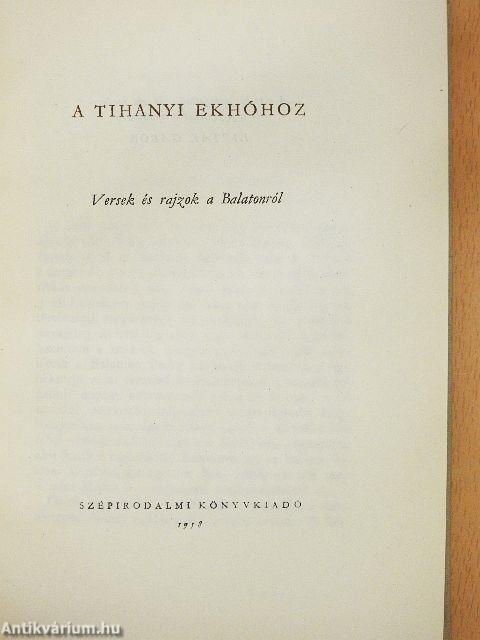 A tihanyi ekhóhoz