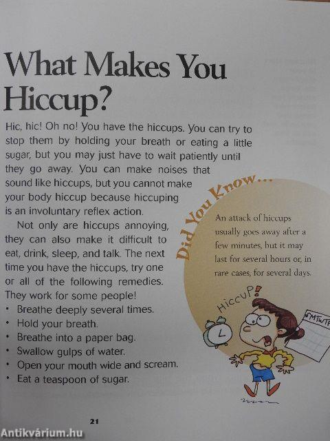 What Makes You Cough, Sneeze, Burp, Hiccup, Blink, Yawn, Sweat, and Shiver?