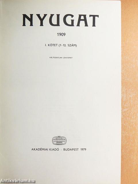 Nyugat 1909. I-II.
