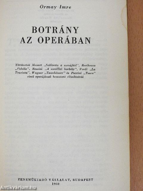 Botrány az Operában
