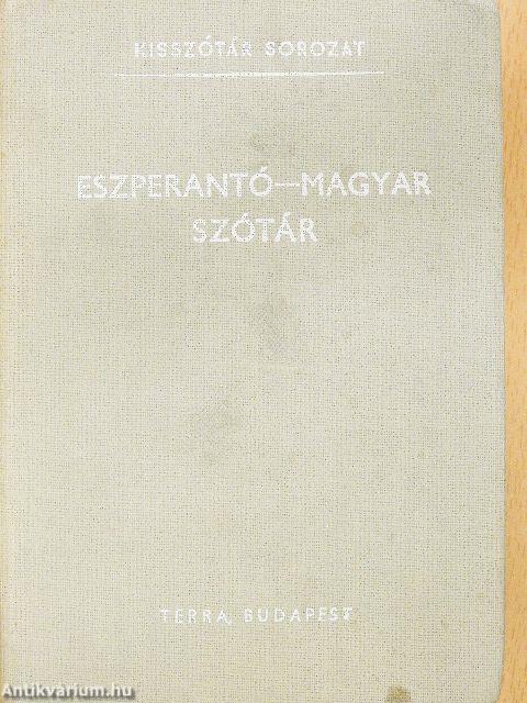 Eszperantó-magyar szótár 