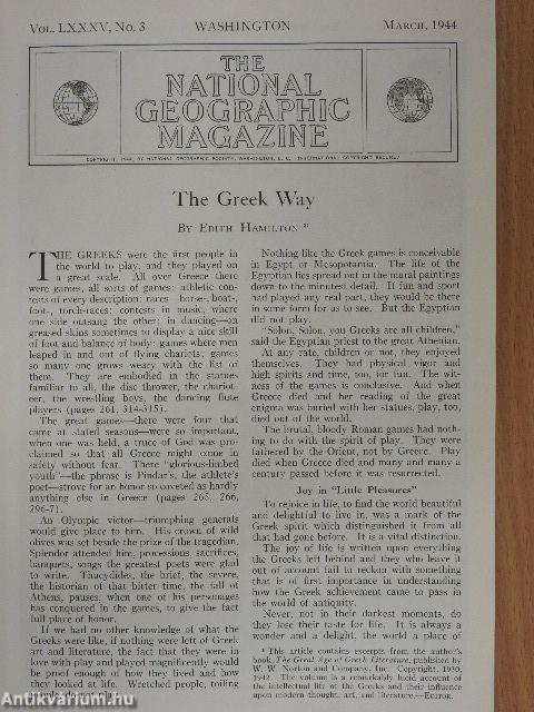 The National Geographic Magazine (vegyes számok) (5 db)