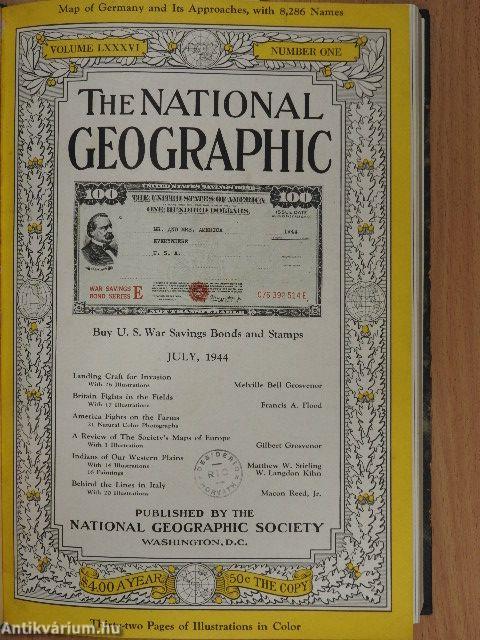The National Geographic Magazine (vegyes számok) (5 db)