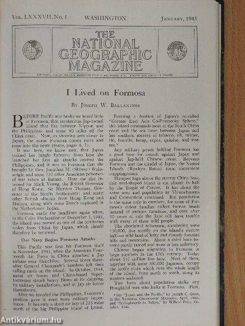 The National Geographic Magazine (vegyes számok) (5 db)