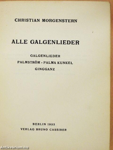 Alle Galgenlieder