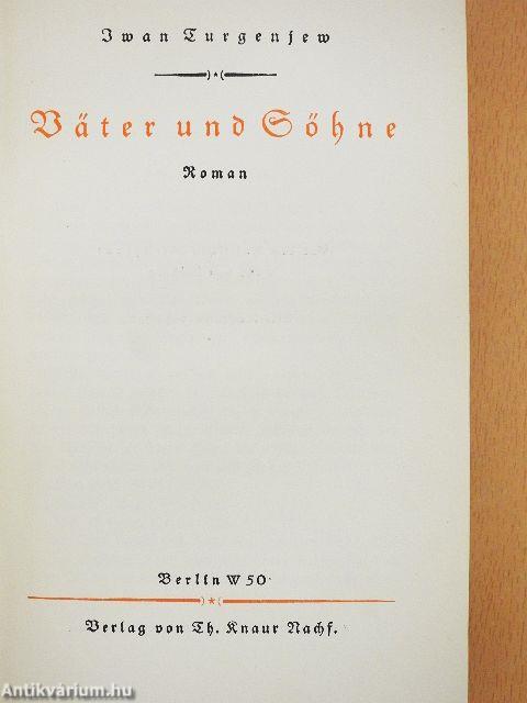 Väter und Söhne (gótbetűs)