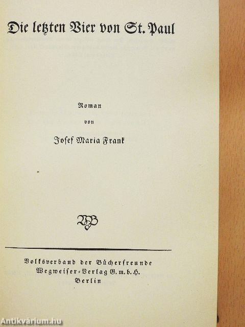 Die letzten Vier von St. Paul (gótbetűs)