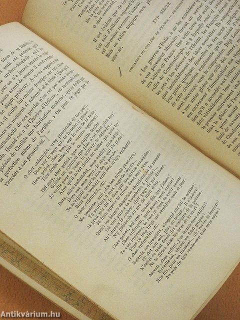 Histoire de la Littérature francaise