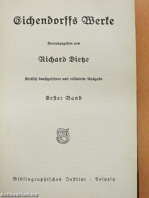 Eichendorffs werke I-II. (gótbetűs)